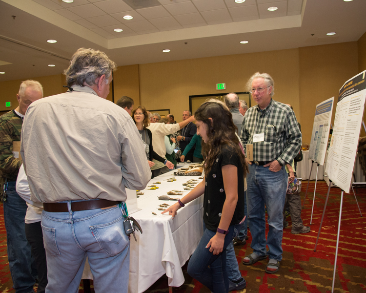 Andy Engilis Talking to participants at the specimen workshop
