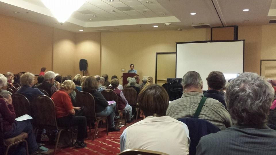 David Yee, kicking off the 18th annual Central Valley Birding Symposium. It was a full house for Ed Harper’s talk, “A Passion for Shorebirds”.
