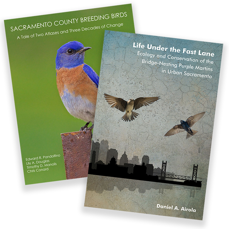 Purchase Now - Sacramento Breeding Bird Atlas and Life Under The Fast Lane